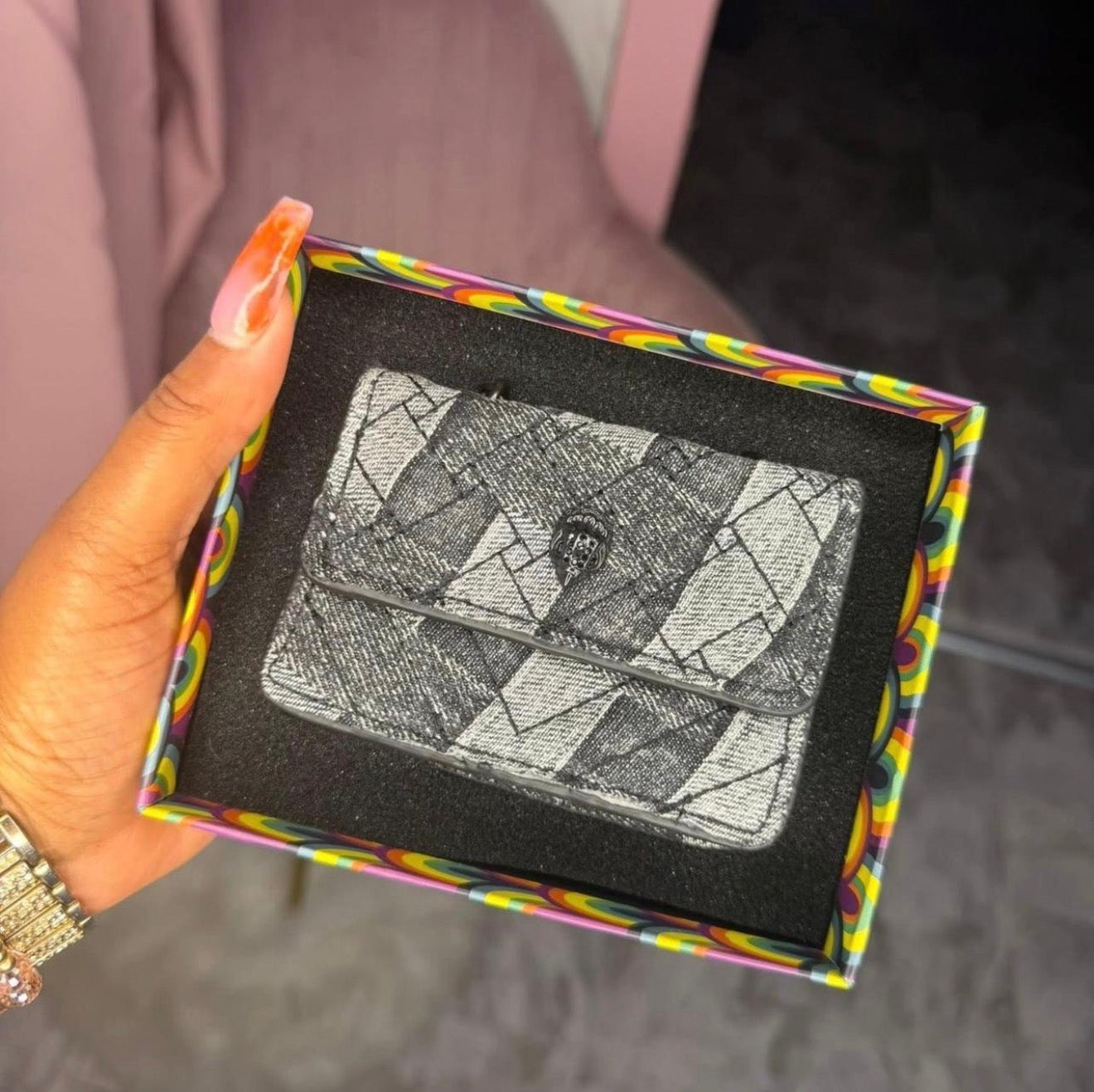 Kurt Mini Purse - Dark grey